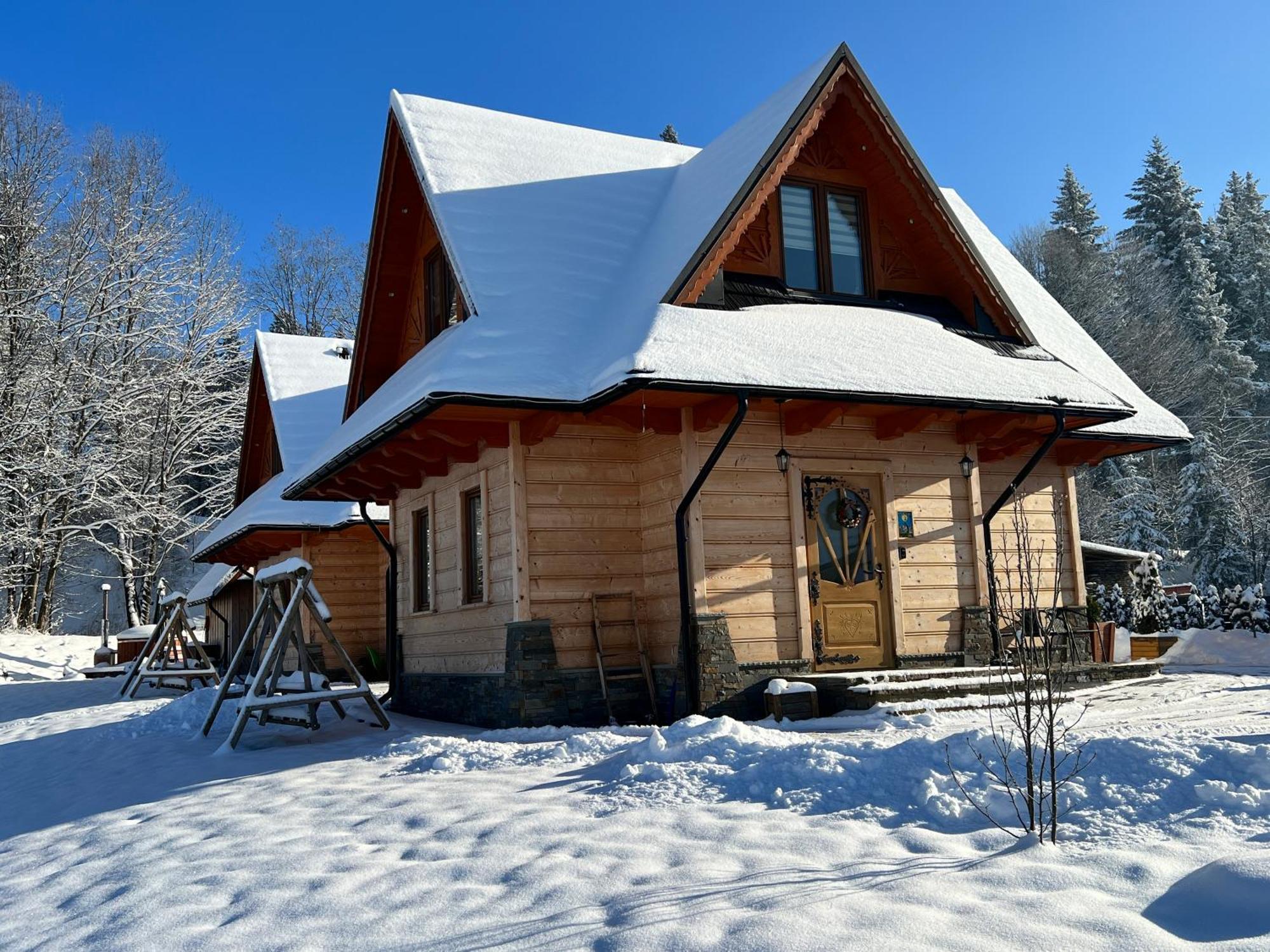 Żabie Dworki Witów Luxury Chalets Exterior foto