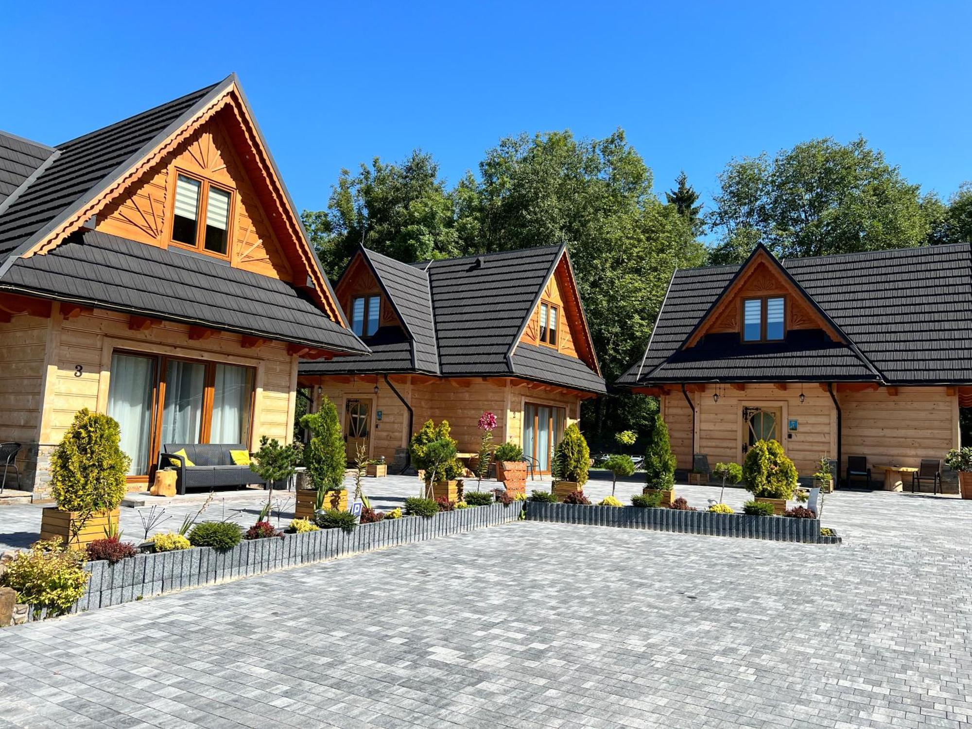 Żabie Dworki Witów Luxury Chalets Exterior foto